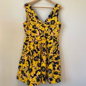 J Crew floral spring A line dress